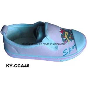 China Wholesale Kids Comfort Casual Shoes Supplier Canvas Upper Injection Sole