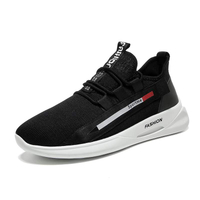 High Quality Sport Shoes for Boys Customized Shoes Designs Wholesale Black Casual Shoes